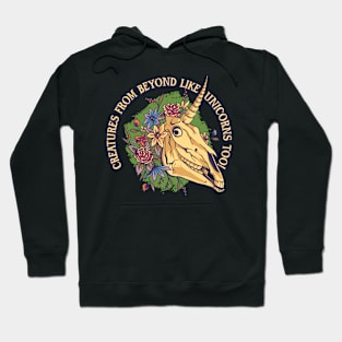 Creatures from Beyond like Unicorns too! Graphic Hoodie